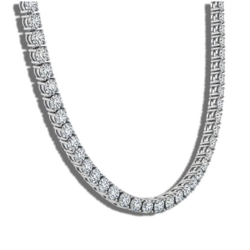 Minimalist Diamond Tennis Necklace - Image 7