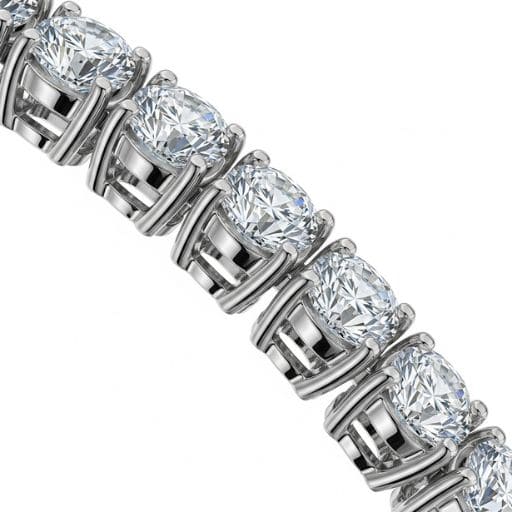 Round Brilliant Prong-Set Tennis Bracelet - Image 3